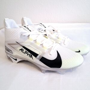 Nike Alpha Menace 4 Elite White Green Football Cleats